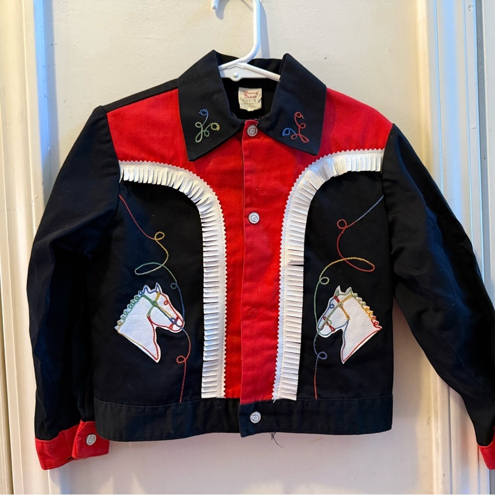 Vintage Young Texas Western Cowboy Shirt